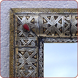 Gazia Silver Mirror