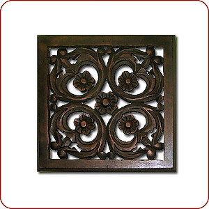 Carved Wall Plaque
