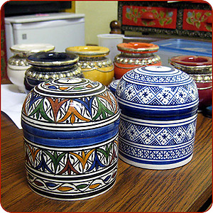 Fez Tall Ceramic Box