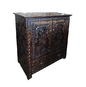 Carved Moroccan Cabinet -Small