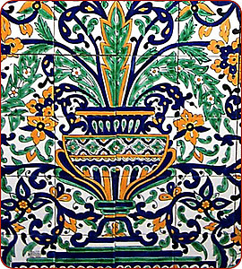 Sheherezade Tile Mural