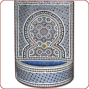 Fez Mosaic Tile Fountain