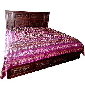 Sultana Palatinate Purple Bedspread