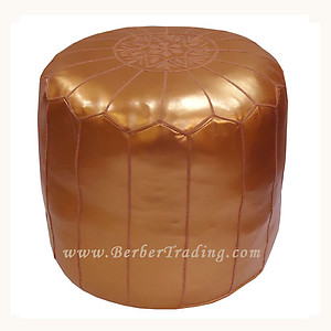 Exclusive Tall Poufs -Bronze