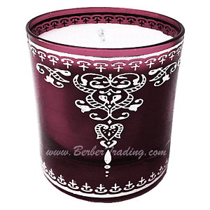 Marjana Scented Candle-Purple