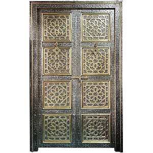 Silver Moroccan Door