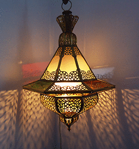 Soiree Moroccan Brass Lamp