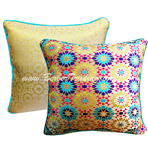 Mosaic Pillow Turquoise