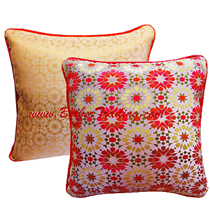 Mosaic Pillow Red