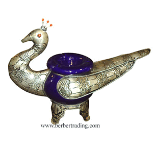 Moroccan Peacock Ashtray