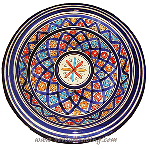 Moroccan Ceramic Plate
