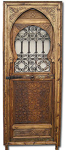 Moroccan carved Cedar Door