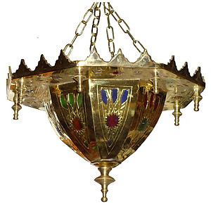 Little Brass Moroccan Chandelier