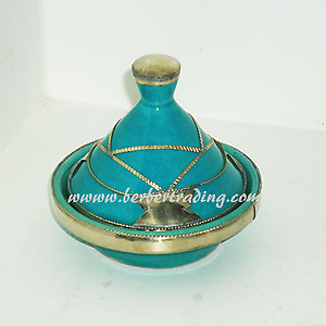 Arabian Ceramic Tagine-Green
