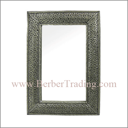 Moroccan mirror, Moroccan silver mirror, Moroccan frame, Moroccan decor ...