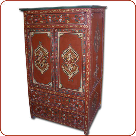 Moroccan Handpainted Furniture Moroccan Armoire Moroccan Tv