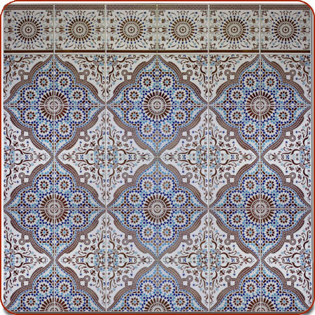 Moroccan Tile Mosaic Tiles Fountain Moroccan Tile Mosaic Tiles