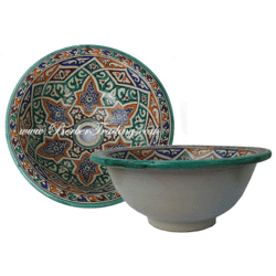 Fez Pottery  Sink-Leaf