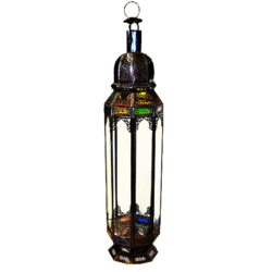 Long Fondoq Moroccan lantern