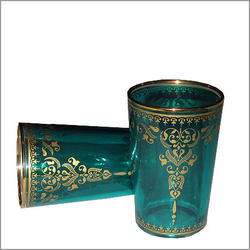 Arabismo Moroccan Tea Glasses - Green