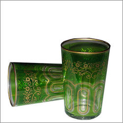 Bahia Moroccan Tea Glasses - Green