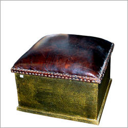 Hammered Moroccan Stool