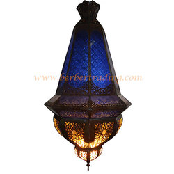 Segovia Moroccan Lamp- Blue