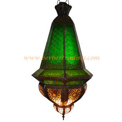 Segovia Moroccan Lamp-green