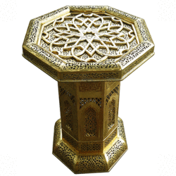 Fassia Moroccan Brass Table