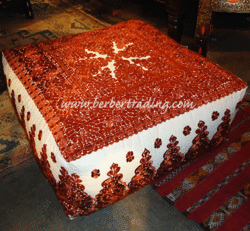 Moroccan Embroidered Floor Cushion