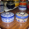 Fez Round Ceramic Boxes