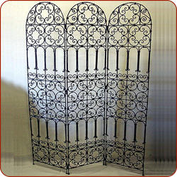 Wrought Iron Room Divider