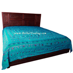 Sultana Turquoise Bedspread