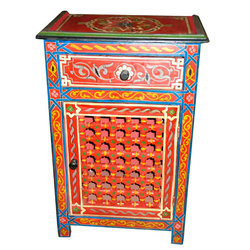 Marrakech Night Stand (Red)